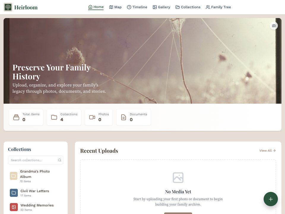 The heirLOOM archive